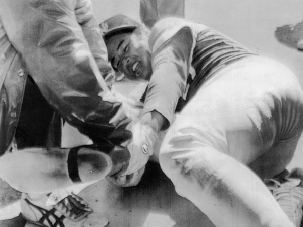 1979年のキャンプでアキレス腱を断裂した門田博光