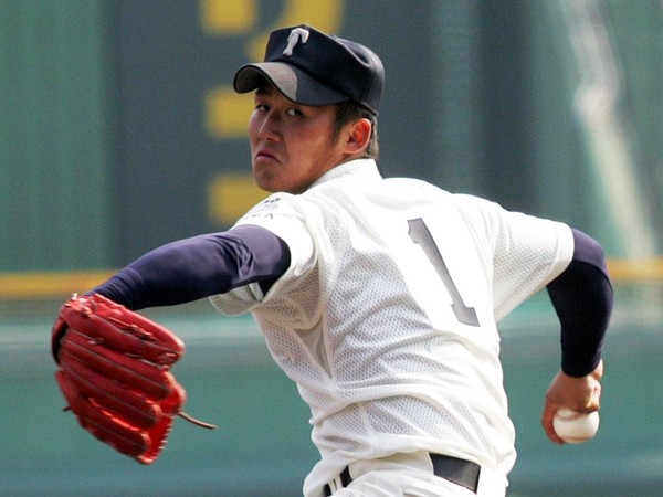 高校時代、投手として最速151キロをマークしていた中田翔