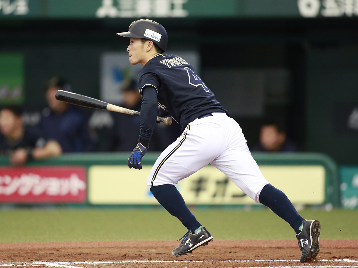 プロ野球オリックスバッファローズ【4 福田周平選手】使用バット - 野球