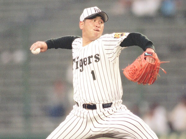 2001年で阪神を退団し、その後、台湾でもプレーした中込伸