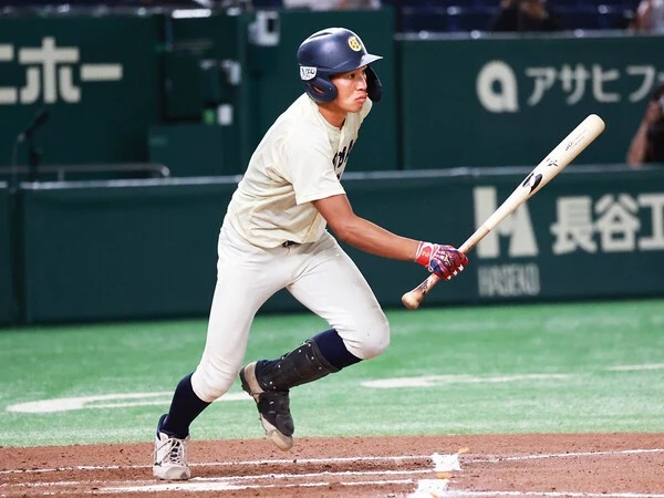 大阪桐蔭では主将を務めていた大阪商業大2年の薮井駿之裕