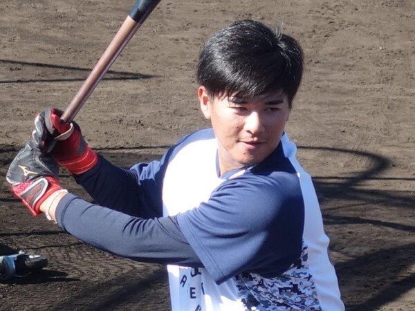 プロ初安打が満塁本塁打と鮮烈なデビューを飾った北村恵吾 photo by Shimamura Seiya