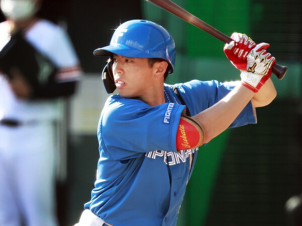 入団時は「サニブラウンに勝った男」として注目された日本ハムの五十幡亮汰 photo by Koike Yoshihiro