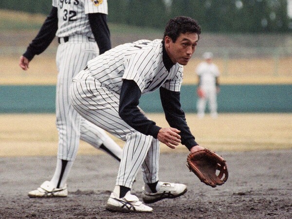 1992年はチーム最年長だった真弓明信 photo by Sankei Visual