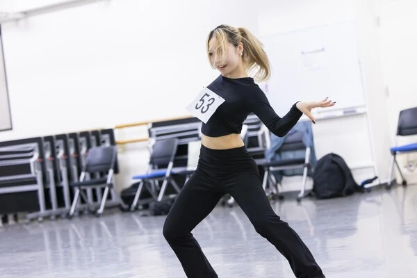 得意のアクロバットを披露し合格したHonokaさん