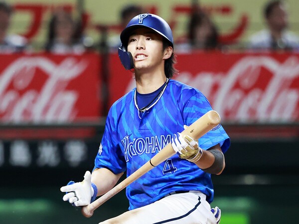 開幕戦で本塁打を放つなど、鮮烈なデビューを飾ったDeNAのドラ１ルーキー・度会隆輝　photo by Koike Yoshihiro
