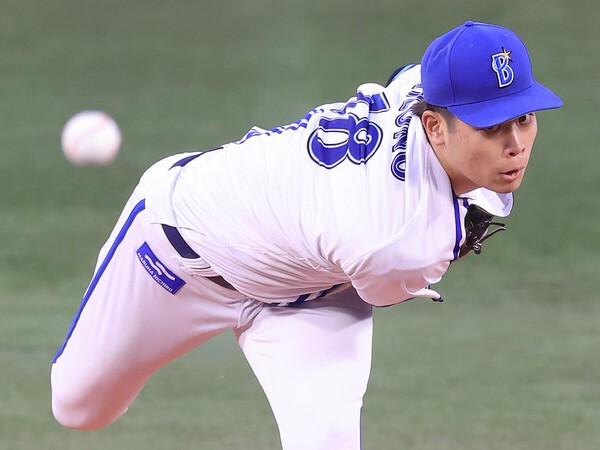 新たな変化球の習得に取り組むDeANの小園健太　photo by Sankei Visual