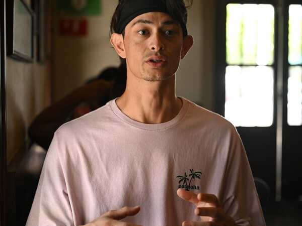 今年が野球人生でベストシーズンだと語る乙坂智　photo by Ryu Voelkel