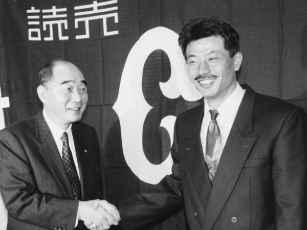 93年オフに巨人に入団した屋鋪要　photo by Kyodo News