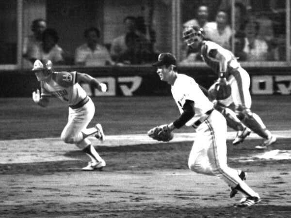 1984年のオールスターで８連続三振の快投を演じた江川卓　photo by Kyodo News