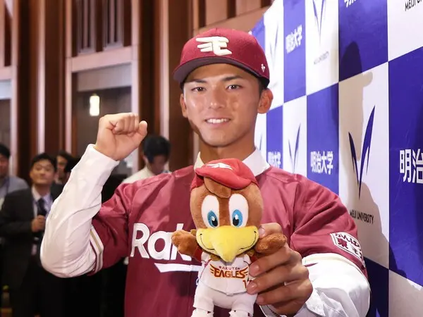５球団競合で楽天が交渉権を獲得した宗山塁　photo by SanKei Visual