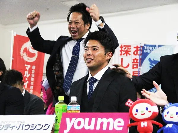 昨年のドラフトで徳島インディゴソックスから阪神に２位指名された椎葉剛　photo by Takata  Hirofumi
