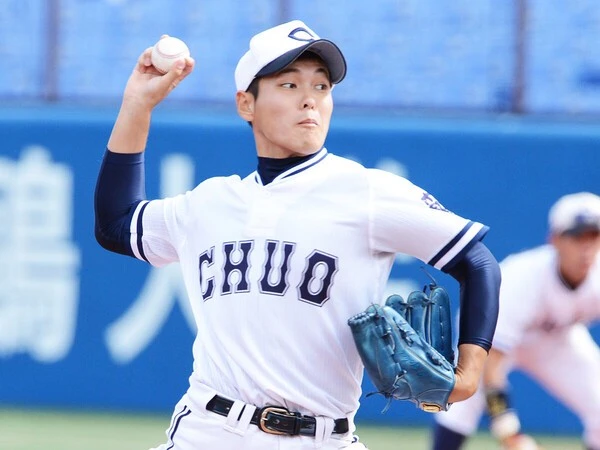 中央大時代の鍵谷陽平氏　photo by Sankei Visual