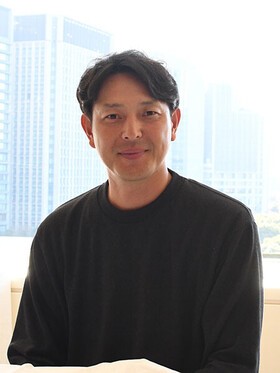 インタビューに答えた岩隈氏　photo by Shiratori Junichi