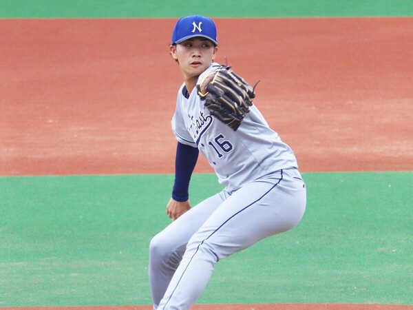 NTT東日本時代の片山楽生　photo by Takagi Yu