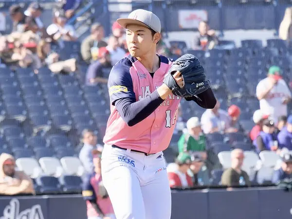 ジャパンブリーズのメンバーとしてカリビアンシリーズに参加した櫻井周斗　photo by Nakajima Daisuke