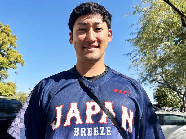 ジャパンブリーズの４番を務めた佐藤竜彦　photo by Nakajima Daisuke