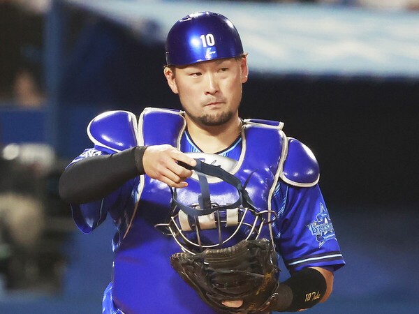 今季プロ10年目を迎えるDeNAの戸柱恭孝　photo by Koike Yoshihiro