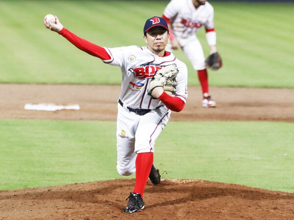 ニカラグアのウインターリーグに参加した藤岡好明　写真／本人提供