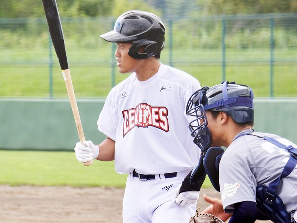 高校野球未経験ながら今季から士別サムライブレイズでプレーする工藤琉人　photo by Nakajima Daisuke