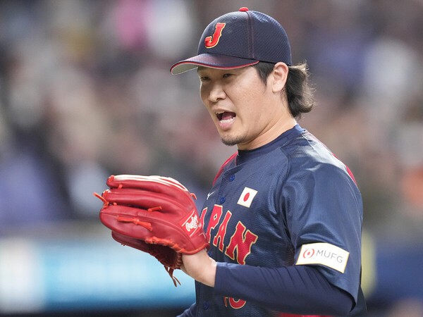 ６日のオランダ戦に登板し、１回を無安打に抑えた杉山一樹　photo by Sankei Visual