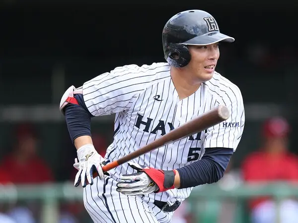 昨年からNPBファームの新球団・くふうハヤテベンチャーズ静岡でプレーする倉本寿彦　写真提供／倉本寿彦茅ヶ崎後援会