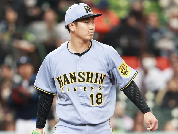 阪神のドラフト１位ルーキー・伊原綾人　photo by Koike Yoshihiro