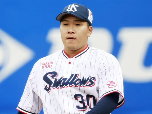 ヤクルトのドラフト３位ルーキー・荘司宏太　photo by Koike Yoshihiro