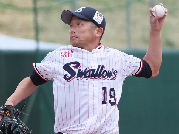 今年プロ24年目の石川雅規　photo by Sankei Visual