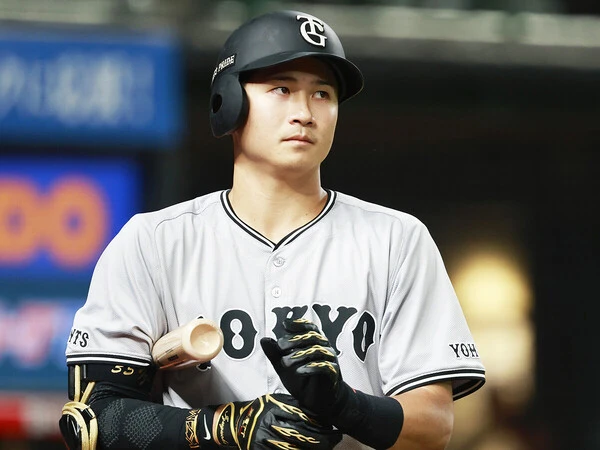 現在、セ・リーグ打撃２位の巨人・泉口友汰　photo by Koike Yoshihiro