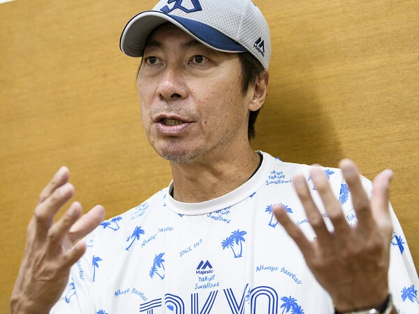 2021、22年とセ・リーグを制したヤクルト・髙津臣吾監督　photo by Kai Keijiro