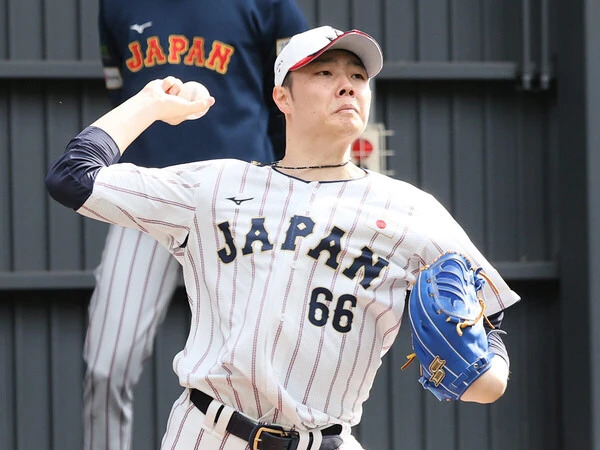 初めてWBCに出場する松本裕樹photo by Sankei Visual