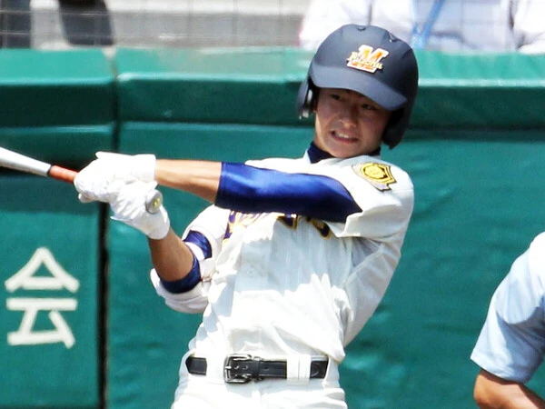 盛岡大附高３年夏に花巻東を破り甲子園に出場した千田新平さん　photo by Sankei Visual