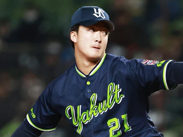 初の開幕投手に指名されたヤクルト・吉村貢司郎　photo by Yoshihiro Koike