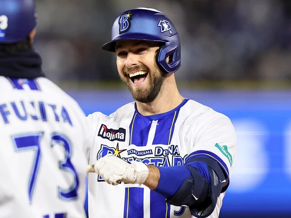 かつて日本の少年野球チームに所属していたDeNAのクーパー・ヒュンメルphoto by Sankei Visual