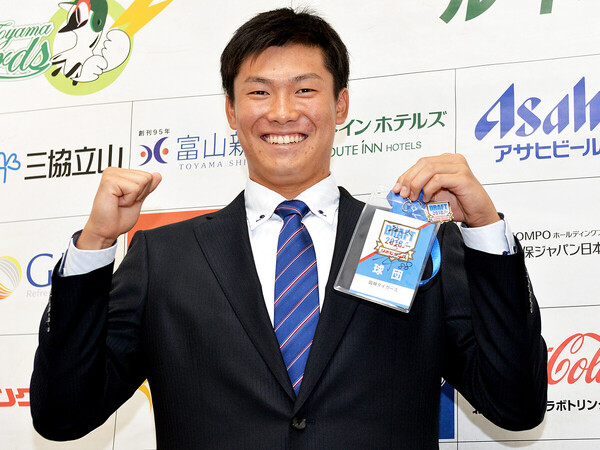 2018年のドラフトで阪神から６位で指名された湯浅京己　photo by Sankei Visual