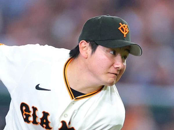 すでに４勝を挙げている巨人の竹丸和幸　photo by Sankei Visual