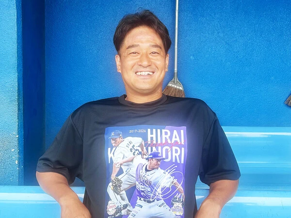 今シーズン限りで現役を引退する平井克典　photo by Daisuke Nakajima