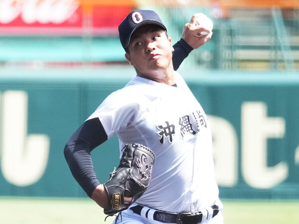 昨年夏の甲子園で日本一の立役者となった沖縄尚学・末吉良丞　photo by Ryuki Matsuhashi