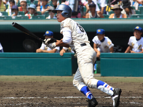 【高校野球レア勝負】山田哲人がドラ１指名を確実にする一発。歳内宏明から超技ありの一打だった