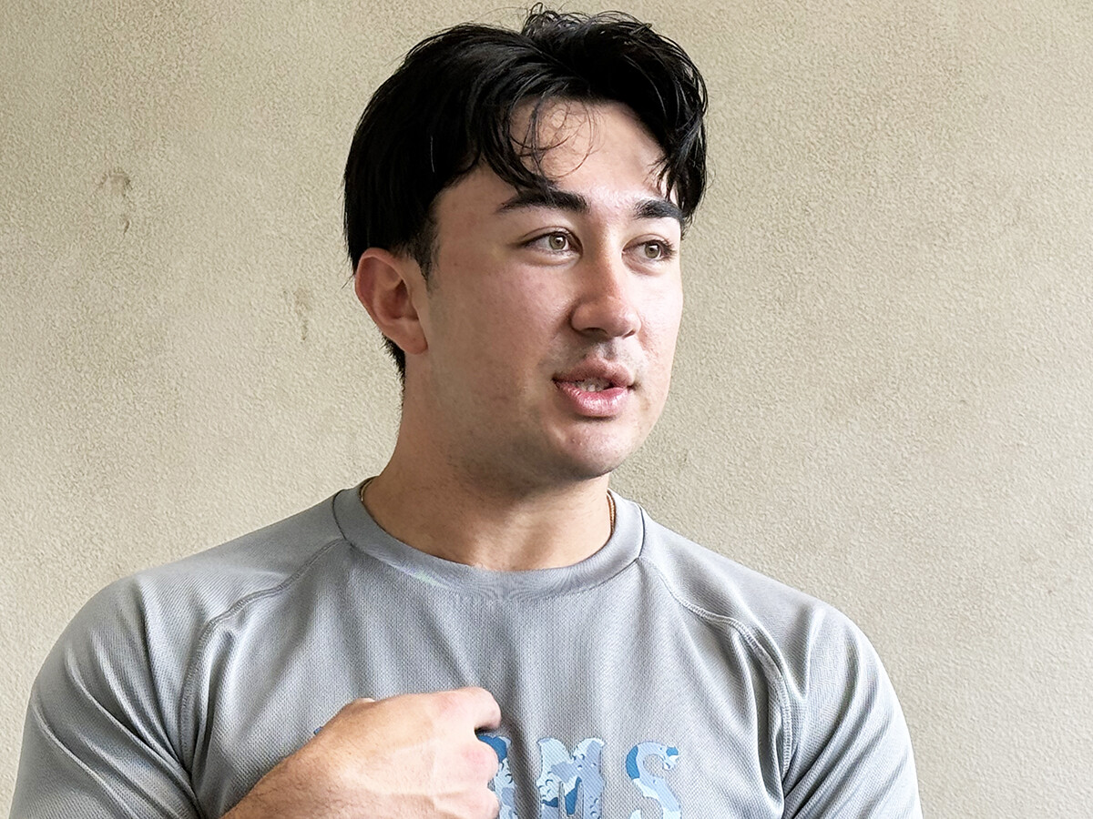 【プロ野球】「なぜ３桁の背番号をつけているの？」 日本ハム・山口アタルが語る「127」への思いと日本を目指した原点