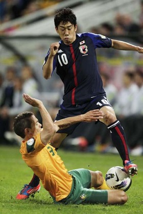 日本代表の試合では本領を発揮し切れていない感のある香川真司。