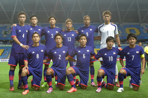 グループリーグ2勝１敗で決勝トーナメント進出を決めたU-21日本代表