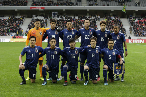 ブラジル戦で前半のうちに３点を失い、試合を決められた日本代表