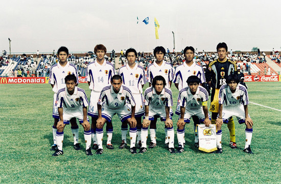 20年前、世界２位という結果を残したＵ－20日本代表。photo by Yanagawa Go
