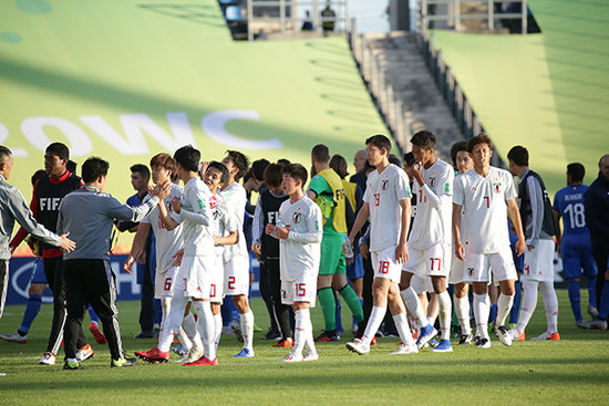 グループリーグ最終戦、日本はイタリアと０－０で引き分けた