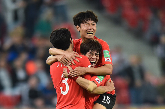 日本が決勝トーナメント１回戦で対戦する韓国