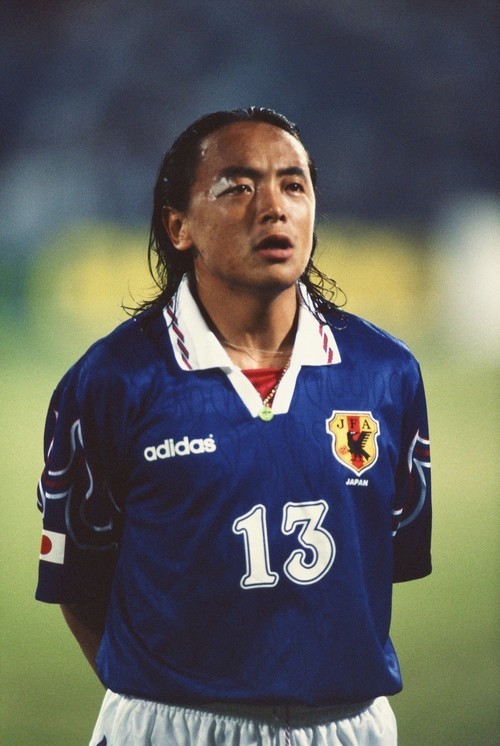 Ｗ杯予選で大活躍し、日本の初出場に貢献した北澤豪　photo by AFLO