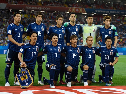 2018年ロシアＷ杯、ベルギー戦に先発した日本代表のイレブン