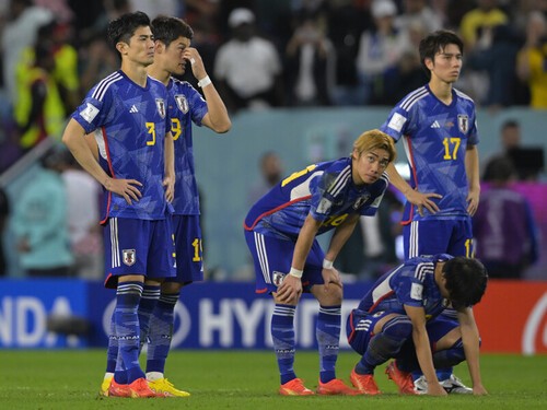 決勝トーナメント１回戦、クロアチアに延長、PK戦の末に敗れた日本代表